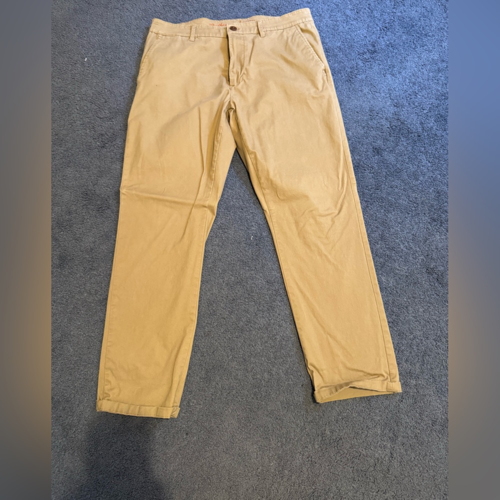 NWOT Weatherproof Tan Chinos Slim Tapered Design